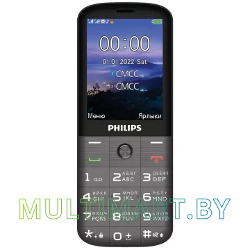 Мобильный телефон Philips Xenium E227 (темно-серый)